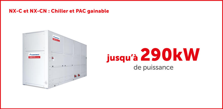 chiller et PAC gainable